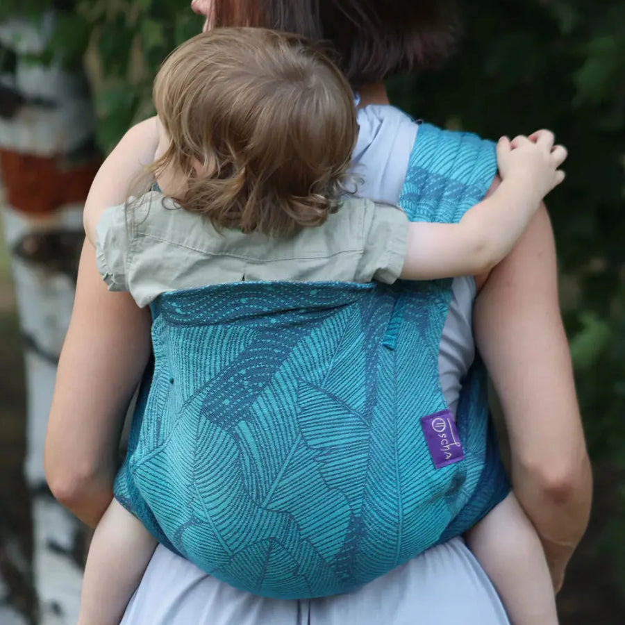 Fronds Glade Toddler Cairis Half Buckle by Oscha - Half Buckle CarrierLittle Zen One41143376