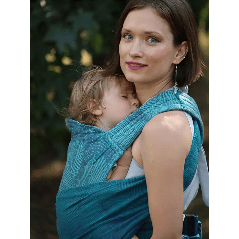 Fronds Glade Toddler Cairis Half Buckle by Oscha - Half Buckle CarrierLittle Zen One41143376