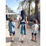 Fronds Glade Toddler Cairis Half Buckle by Oscha - Half Buckle CarrierLittle Zen One41143376