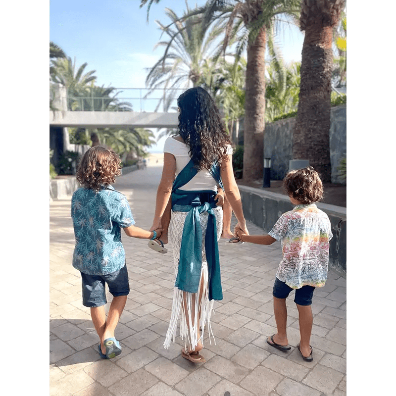 Fronds Glade Toddler Cairis Half Buckle by Oscha - Half Buckle CarrierLittle Zen One41143376