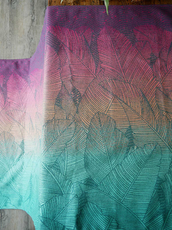 Fronds Paradise Shawl by Oscha Oscha at Little Zen One