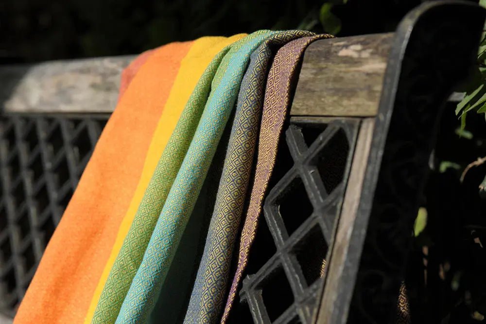 Gold Rainbow Woven Wrap