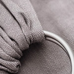 Grey Herringbone Ring Sling
