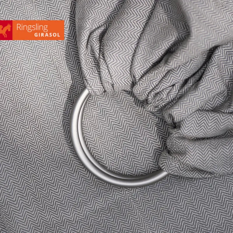Grey Herringbone Ring Sling