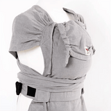 Grey Herringbone WrapMySol Half Buckle by Girasol - Half Buckle CarrierLittle Zen One4157026048