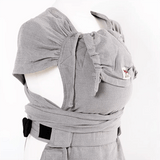 Grey Herringbone Wrapmysol Half Buckle