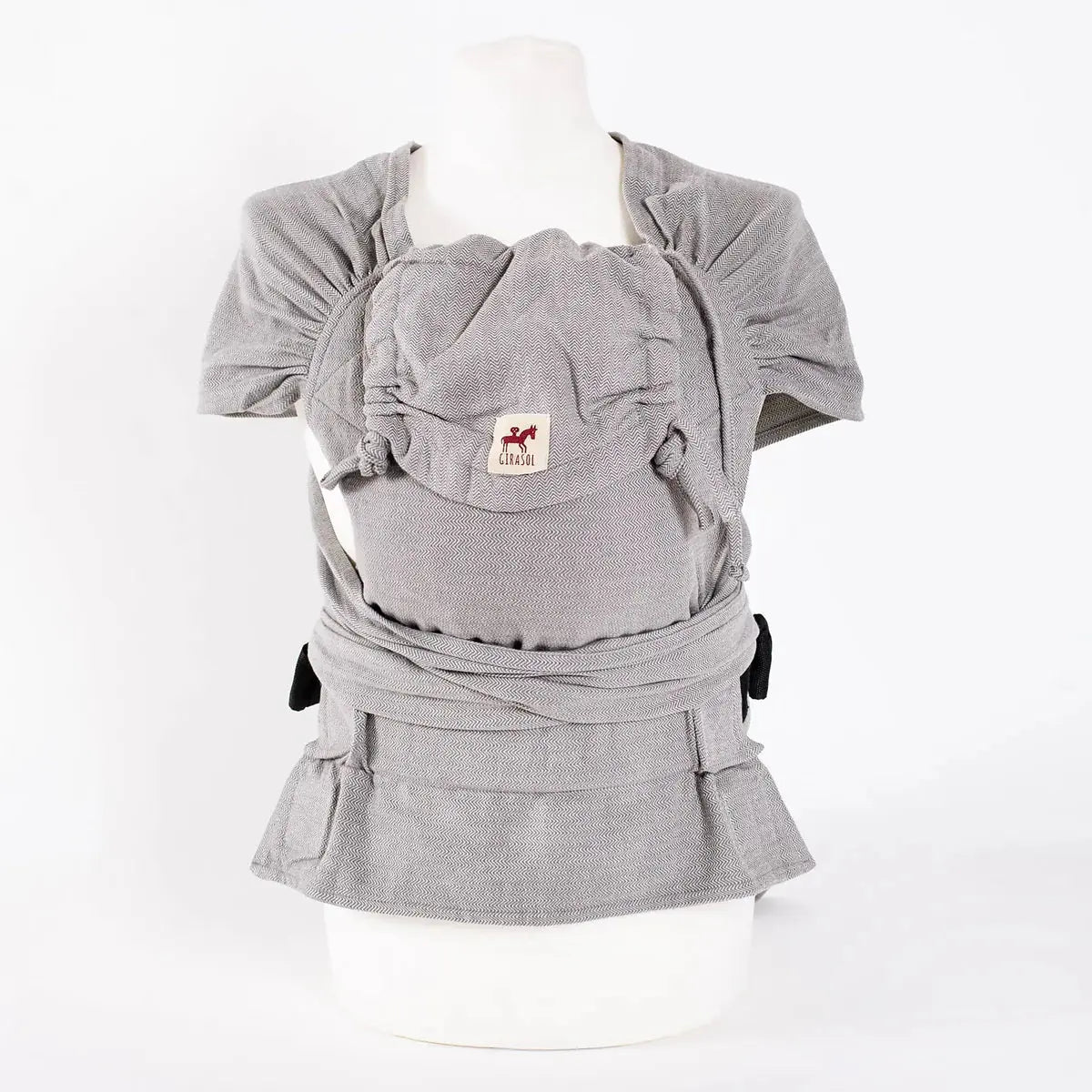 Grey Herringbone Wrapmysol Half Buckle
