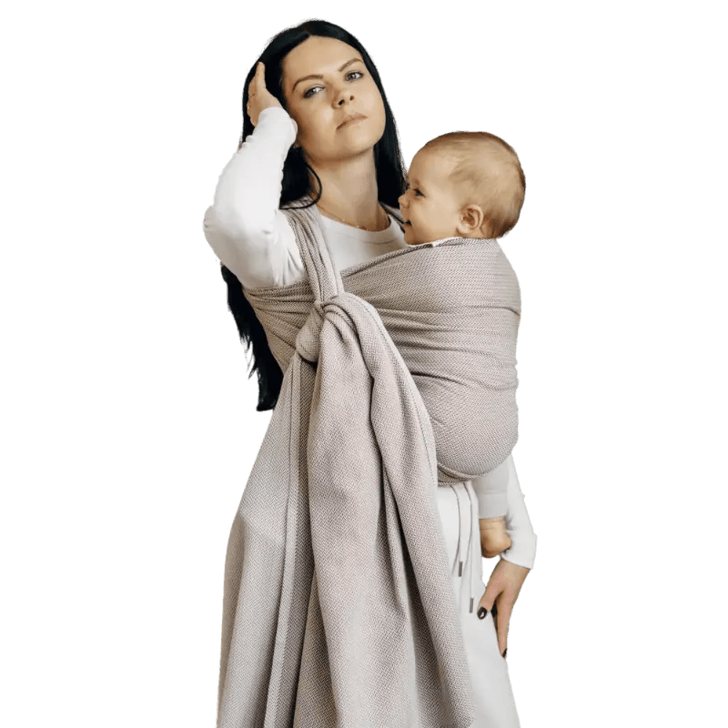 Herringbone Almond Woven Wrap by LennyLamb - Woven WrapLittle Zen One5907557781329