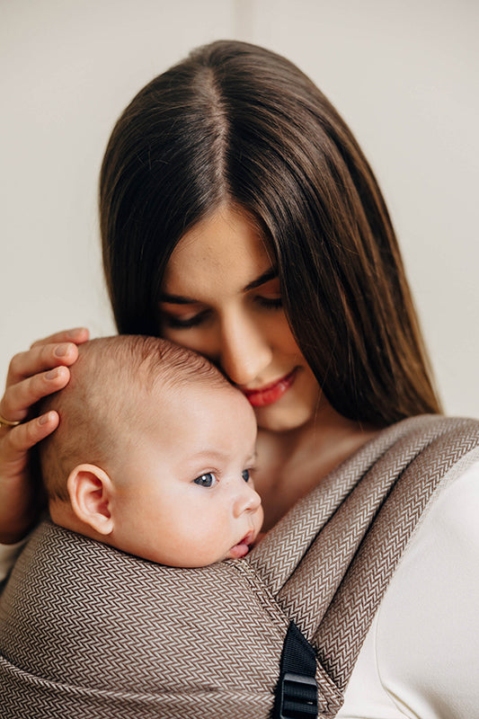 Herringbone Cafe Latte LennyLight by Lennylamb LennyLamb at Little Zen One