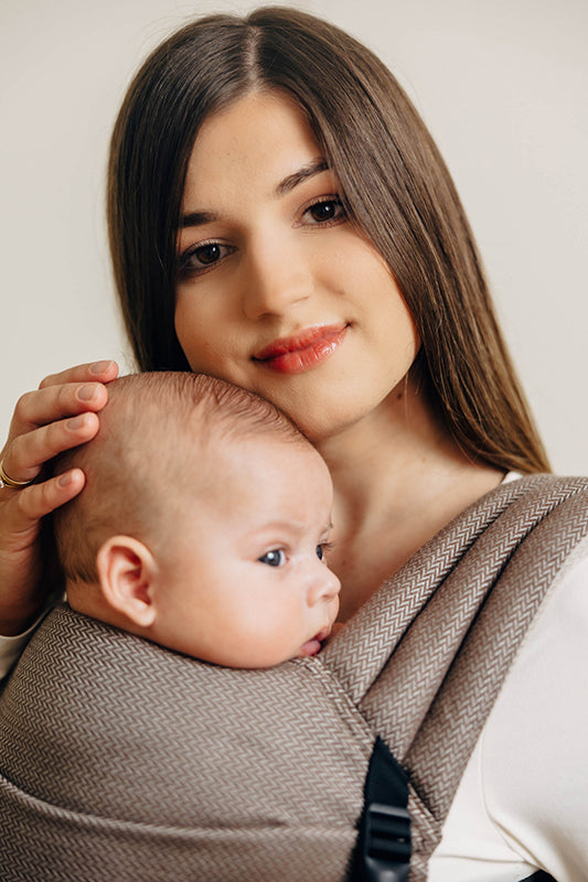 Herringbone Cafe Latte LennyLight by Lennylamb LennyLamb at Little Zen One