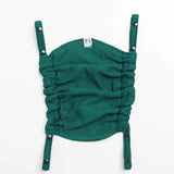 Herringbone Emerald Baby Carrier Hood