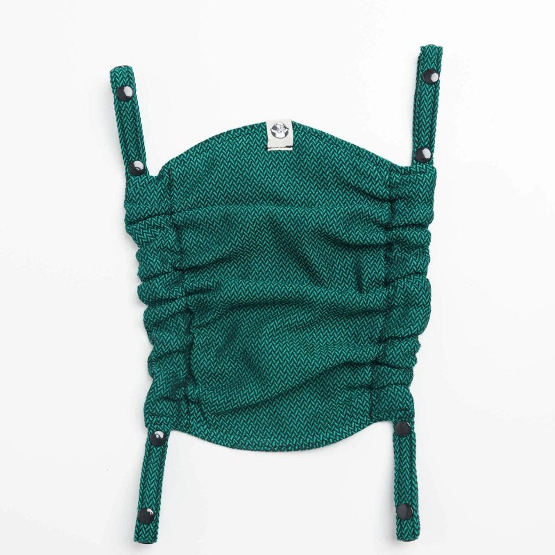 Herringbone Emerald Baby Carrier Hood by LennyLamb - Baby Carrier AccessoriesLittle Zen One65790800