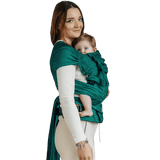 Herringbone Emerald LennyHybrid Half Buckle by LennyLamb - Half Buckle CarrierLittle Zen One5907557751780