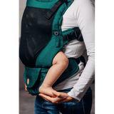 Herringbone Emerald LennyUpGrade by LennyLamb - Buckle CarrierLittle Zen One5907557726382