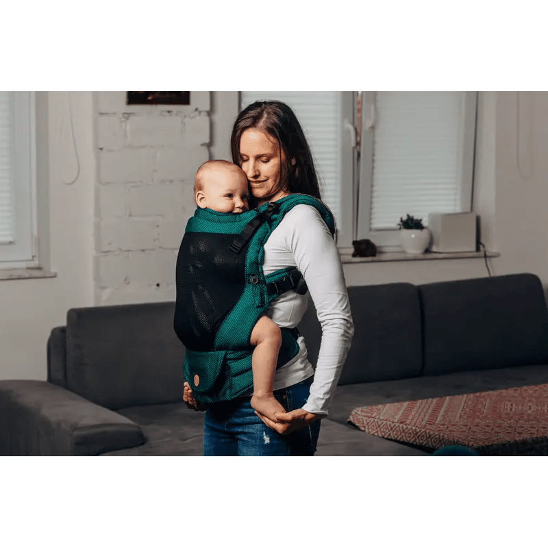 Herringbone Emerald LennyUpGrade by LennyLamb - Buckle CarrierLittle Zen One5907557726382