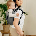 Herringbone Ombre Grey Toddler Onbuhimo Pro