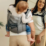 Herringbone Ombre Grey Toddler Onbuhimo Pro