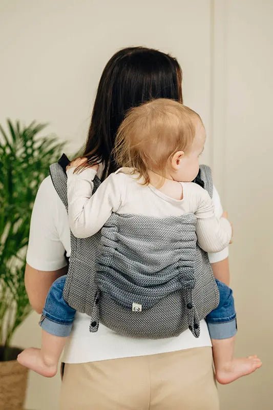 Herringbone Ombre Grey Toddler Onbuhimo Pro