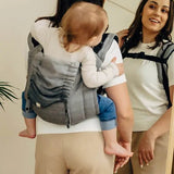 Herringbone Ombre Grey Toddler Onbuhimo PRO by LennyLamb - OnbuhimoLittle Zen One5907557789332