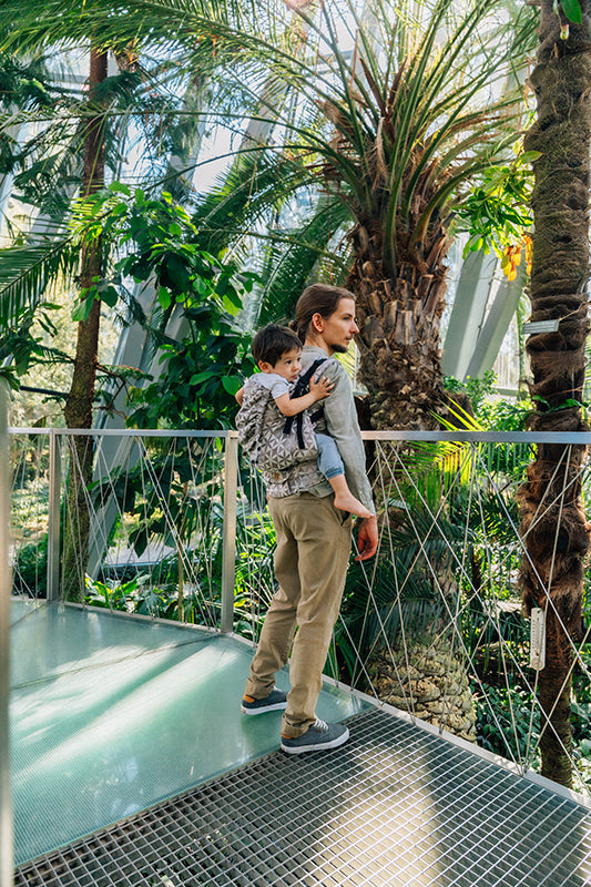 Hexaflowers Mirror LennyPreschool Carrier by LennyLamb LennyLamb at Little Zen One