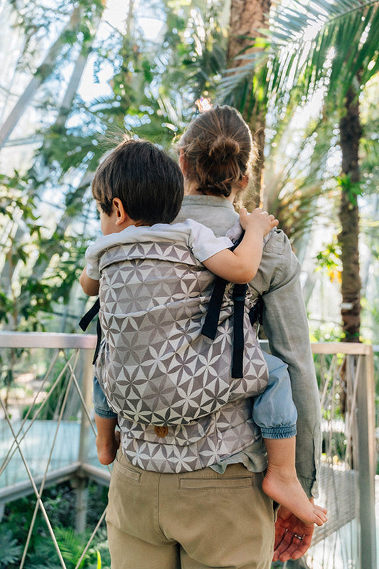 Hexaflowers Mirror LennyPreschool Carrier by LennyLamb LennyLamb at Little Zen One