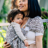 Hexaflowers Mirror Ring Sling by LennyLamb LennyLamb at Little Zen One