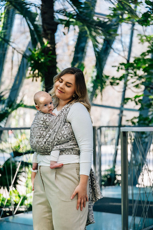 Hexaflowers Mirror Woven Wrap