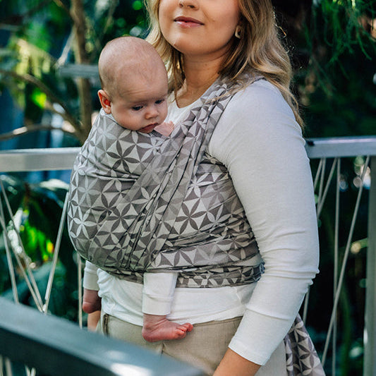 Hexaflowers Mirror Woven Wrap by LennyLamb - Woven WrapLittle Zen One5907557790109