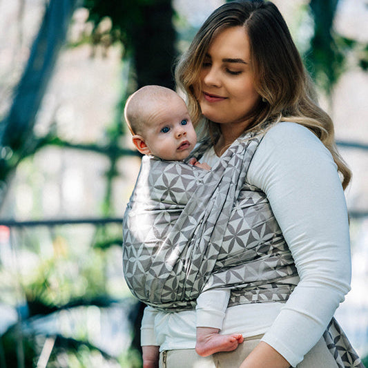Hexaflowers Mirror Woven Wrap by LennyLamb - Woven WrapLittle Zen One5907557790109