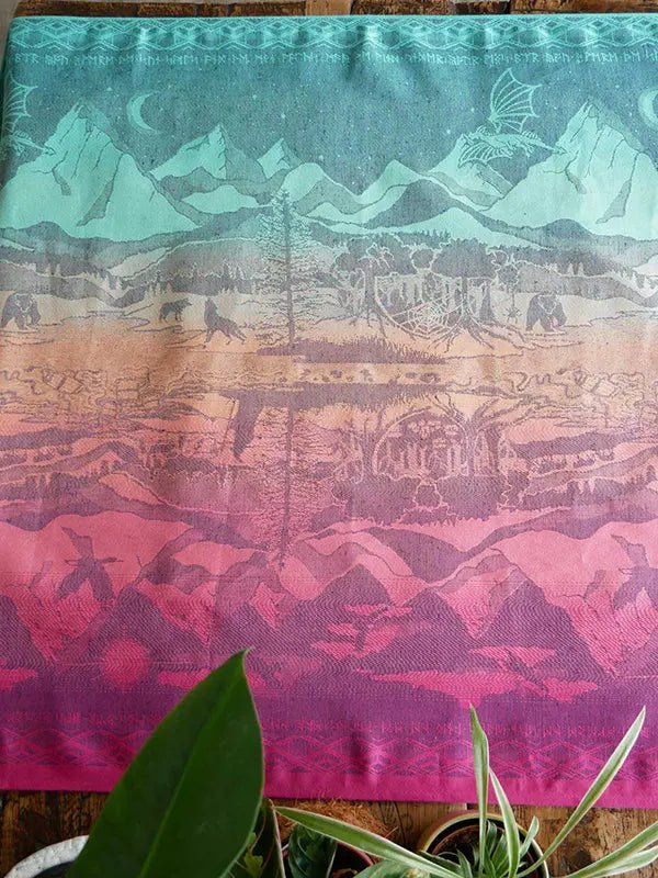 Hobbit Quest into the Sunset Woven Wrap by Oscha - Woven WrapLittle Zen One111136892