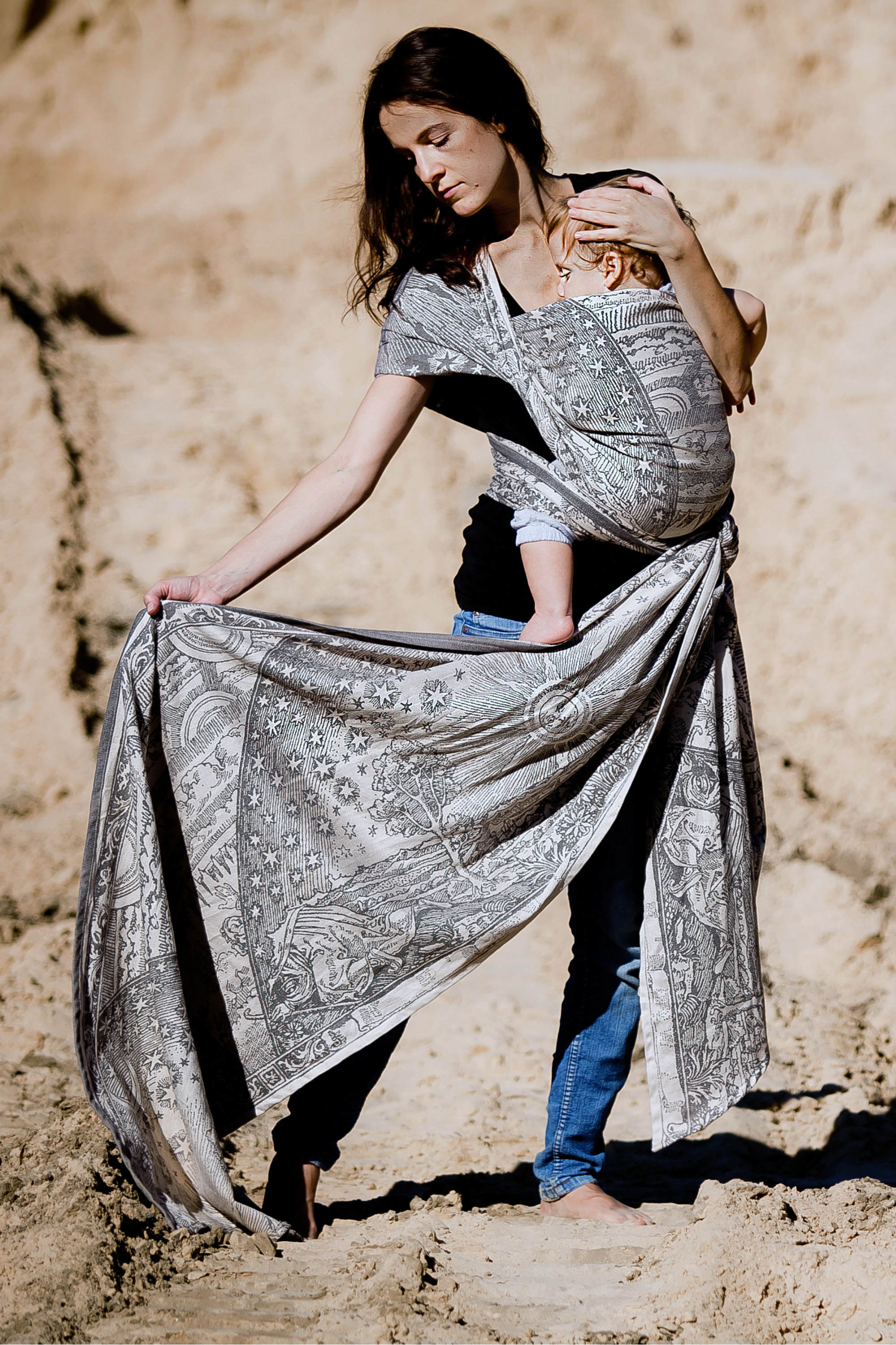 LennyLamb Horizon's woven baby wrap