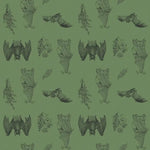 Its Bats Bear Romper by LennyLamb Green and Black Baby Carrier Accessories