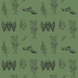 Its Bats Bear Romper by LennyLamb Green and Black Baby Carrier Accessories