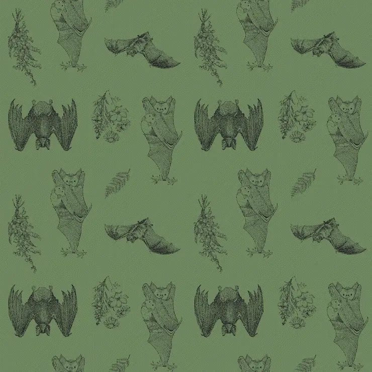 Its Bats Bear Romper by LennyLamb Green and Black Baby Carrier Accessories