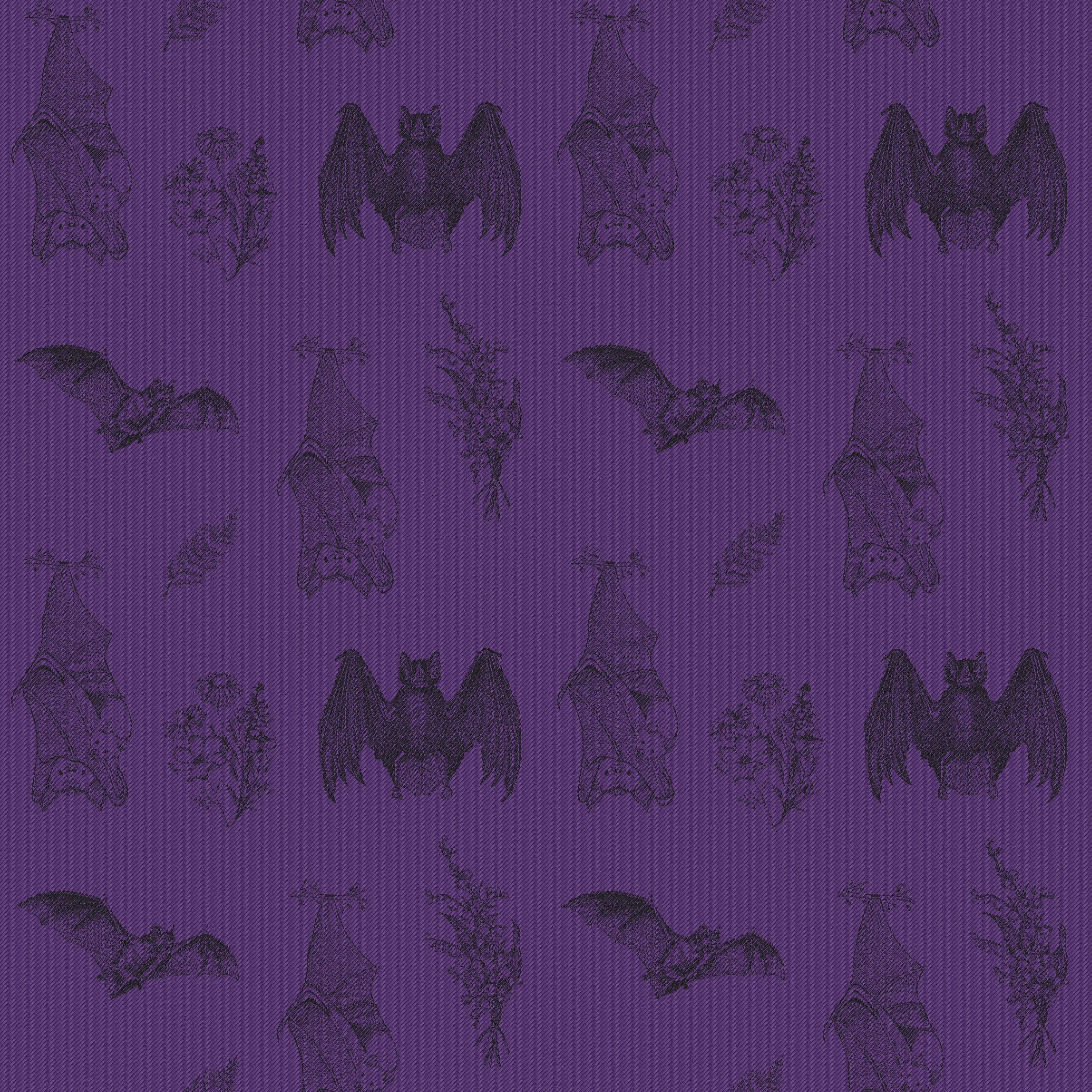 Its Bats Purple 2 in 1 City Bag by LennyLamb Bags