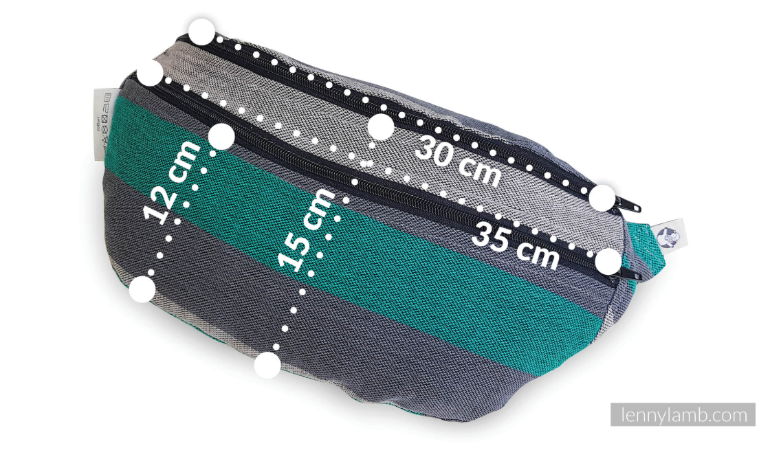 Its Bats Purple Large Waist Bag by LennyLamb Bags