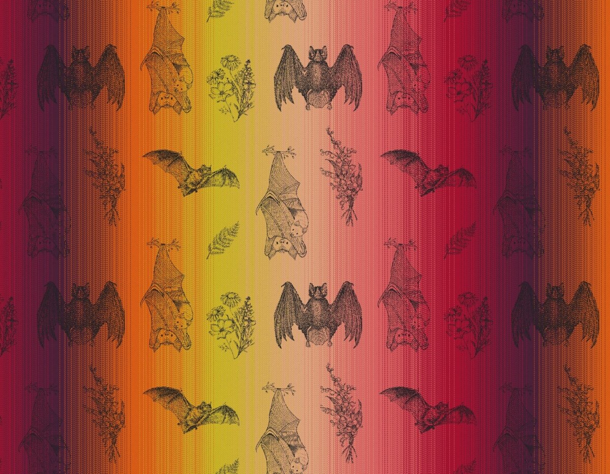 It's Bats Sunset Wrap - Tai Mei Tai by LennyLamb - Mei TaiLittle Zen One93916752