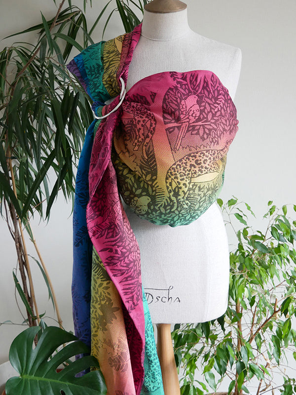 Jungle After the Storm Ring Sling by Oscha Oscha at Little Zen One
