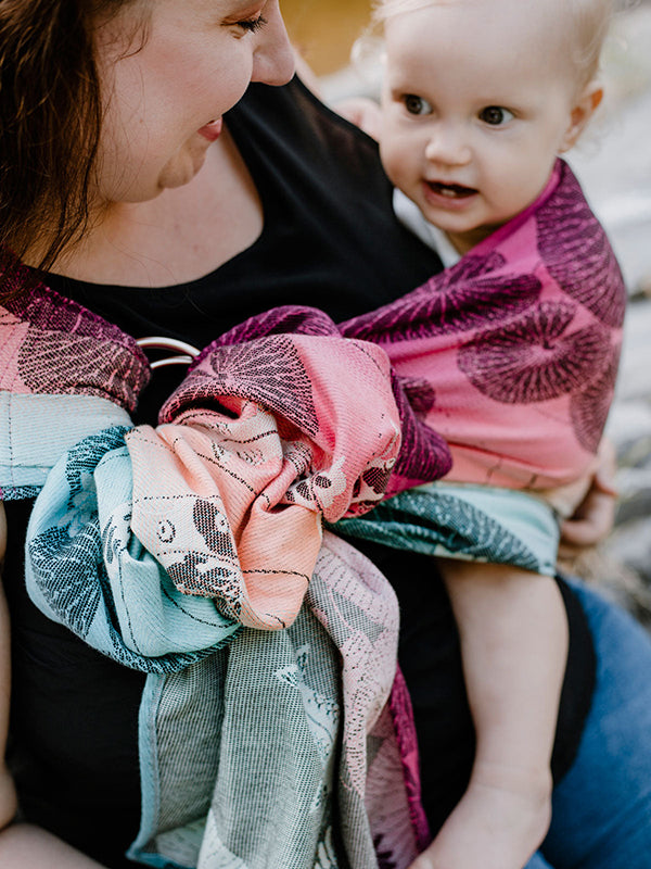 Koi Macaron Ring Sling by Oscha Oscha at Little Zen One