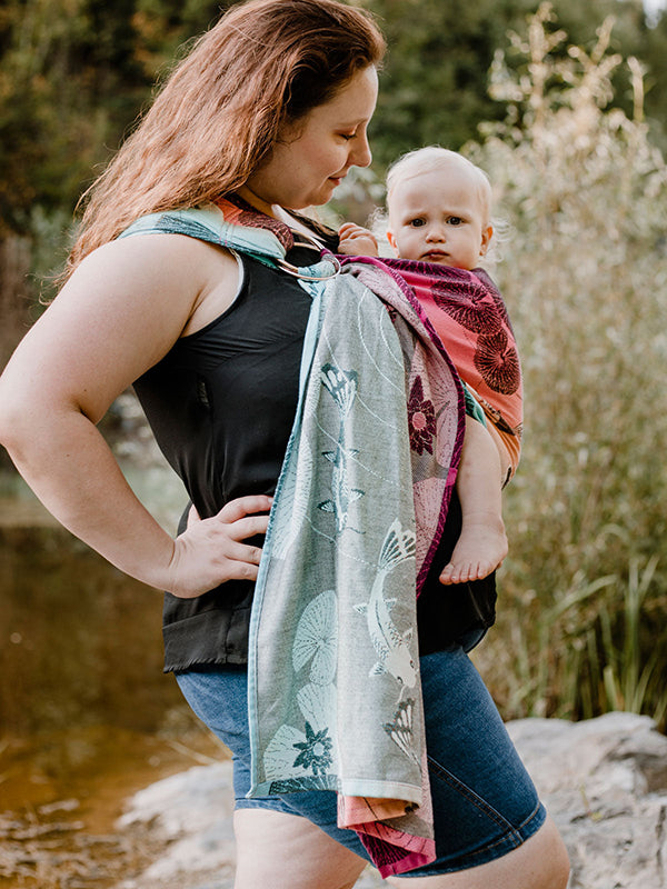Koi Macaron Ring Sling by Oscha Oscha at Little Zen One