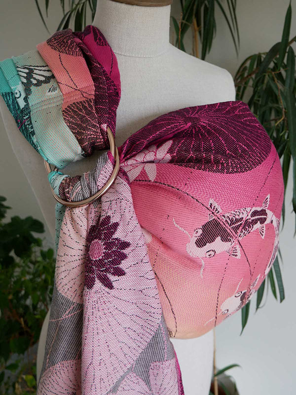 Koi Macaron Ring Sling by Oscha Oscha at Little Zen One