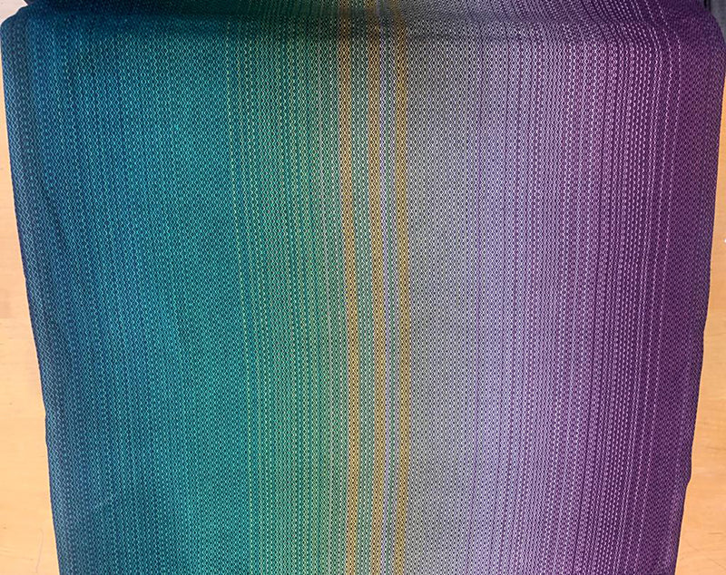 Kokiri cuervo double weft Woven Wrap by Girasol Girasol at Little Zen One