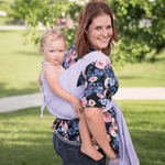 Lavender Mist Everyday Half Buckle Baby Carrier by Beachfront Baby - Half Buckle CarrierLittle Zen One4157025907