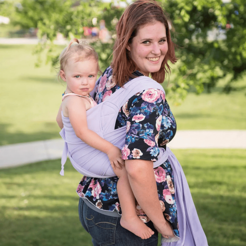 Lavender Mist Everyday Half Buckle Baby Carrier by Beachfront Baby - Half Buckle CarrierLittle Zen One4157025907