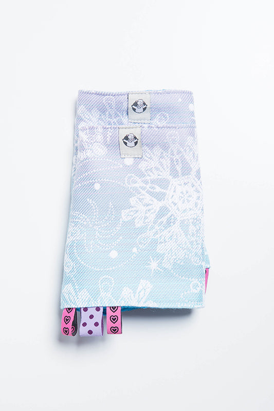 LennyLamb Glitteringsnowqueendroolpads Reachstraps Drl Pds Glttrng Snw