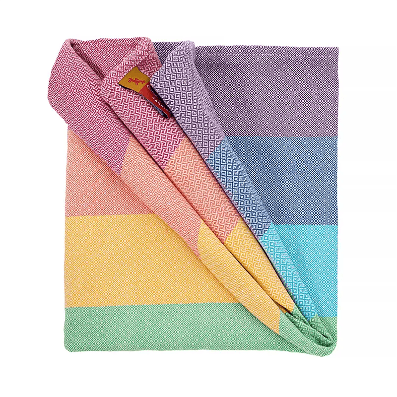 Light Rainbow Woven Wrap