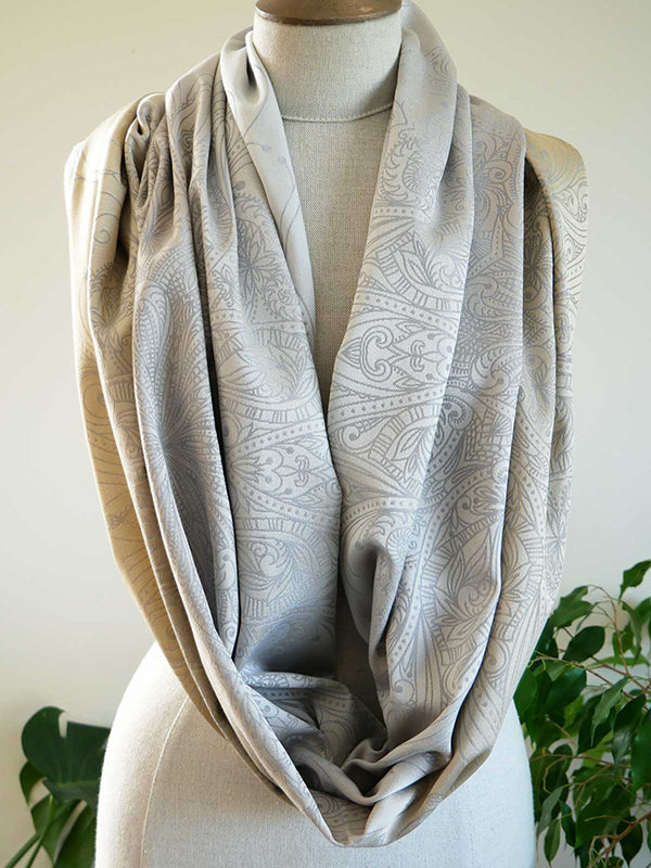 Lilika Diana Infinity Loop Scarf by Oscha Oscha at Little Zen One