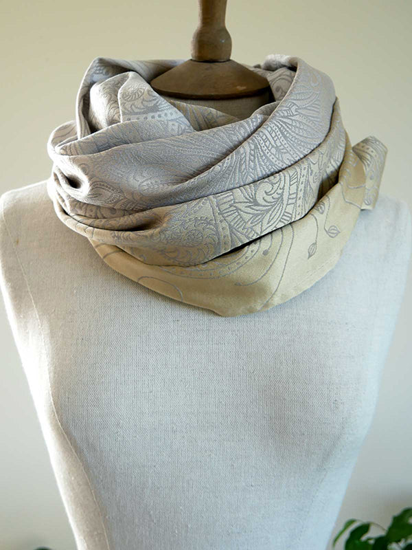 Lilika Diana Infinity Loop Scarf by Oscha Oscha at Little Zen One