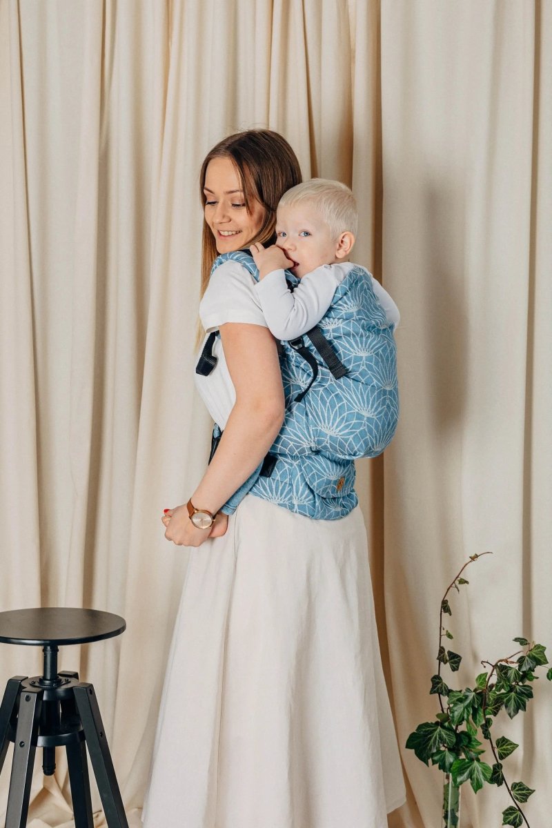 Lotus Blue LennyPreschool by LennyLamb - Buckle CarrierLittle Zen One48734288