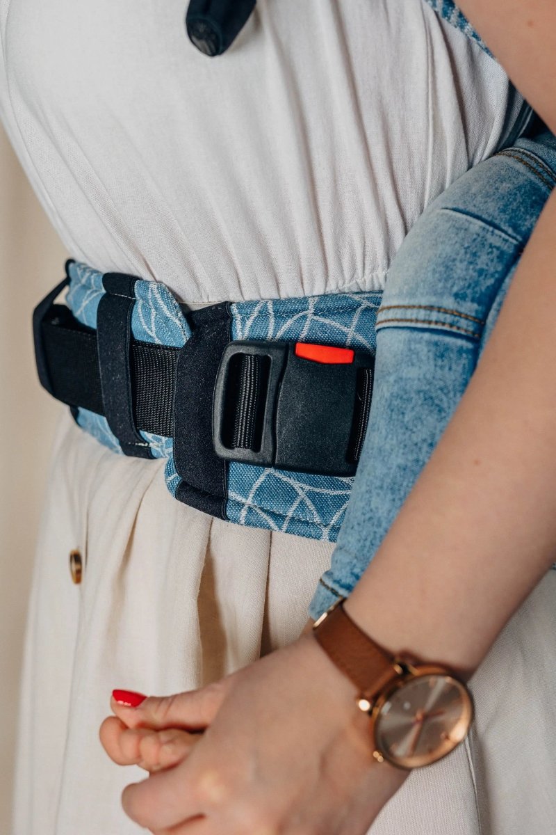 Lotus Blue LennyPreschool by LennyLamb - Buckle CarrierLittle Zen One48734288